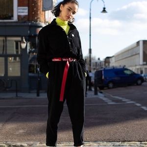 Lucy and Yak - “Eddie” Boilersuit - Black - Small